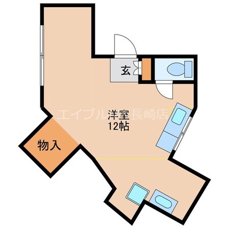 ロイヤル伊集院の物件間取画像